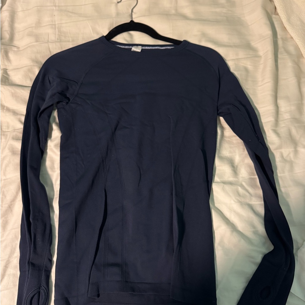 Ivivva Navy Long Sleeve Tee